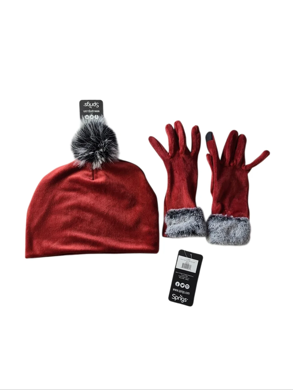 NWT | SPRIGS | WINTER SET | BEANIE & GLOVES